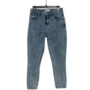 Abercrombie & Fitch Washed Blue Ankle Jeans